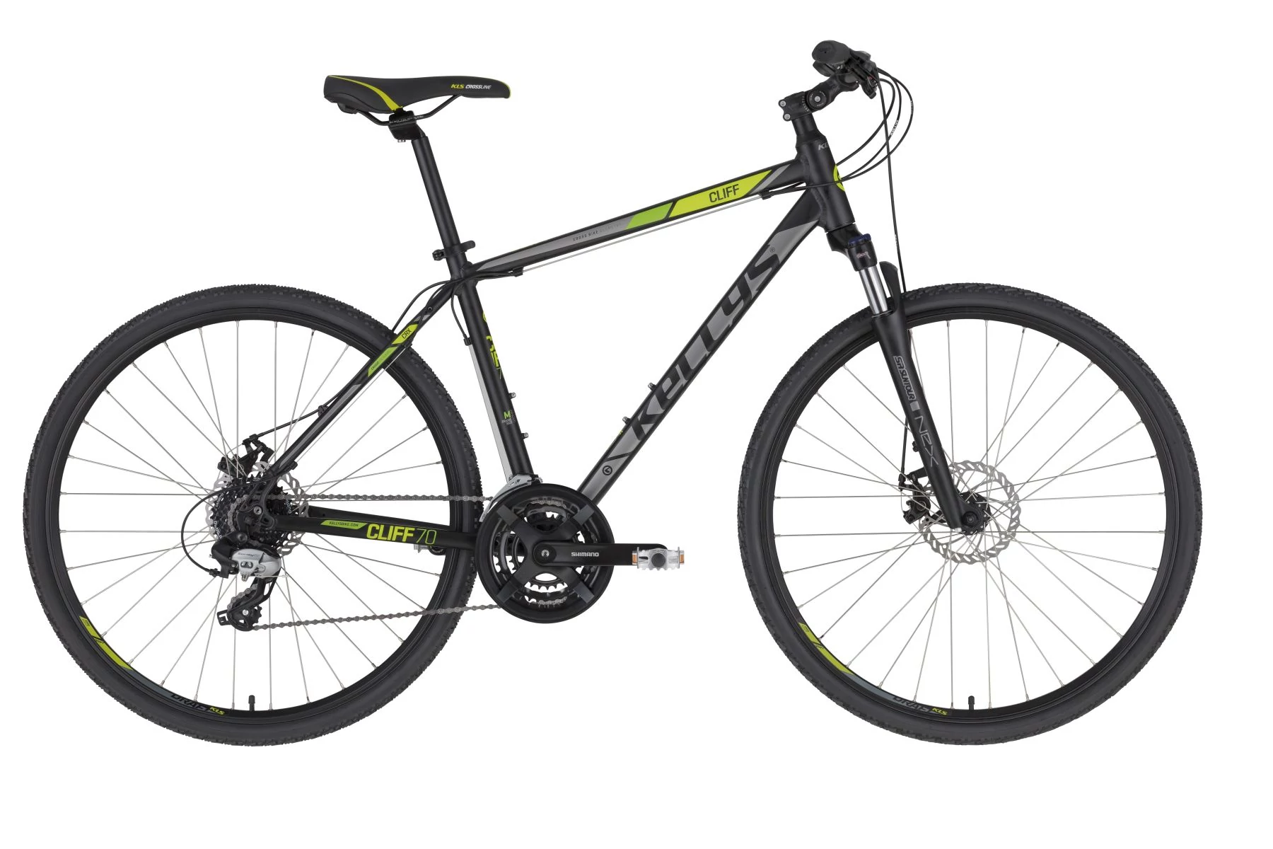 KELLYS CLIFF 70 BLACK GREEN XL CROSS KERÉKPÁR