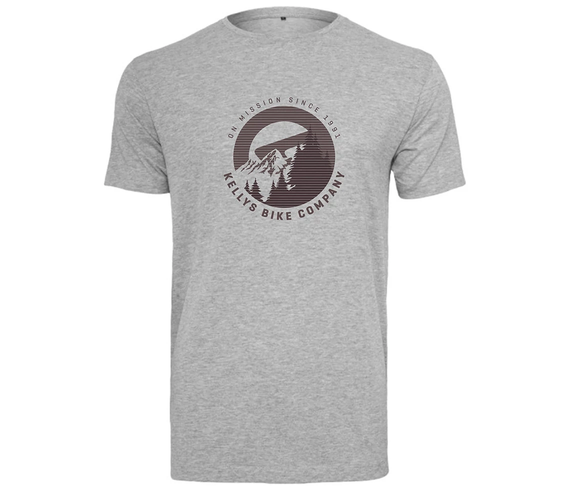 PÓLÓ KELLYS BADGE KRÁTKÝ RUKÁV HEATHER GREY - L RUHÁZAT
