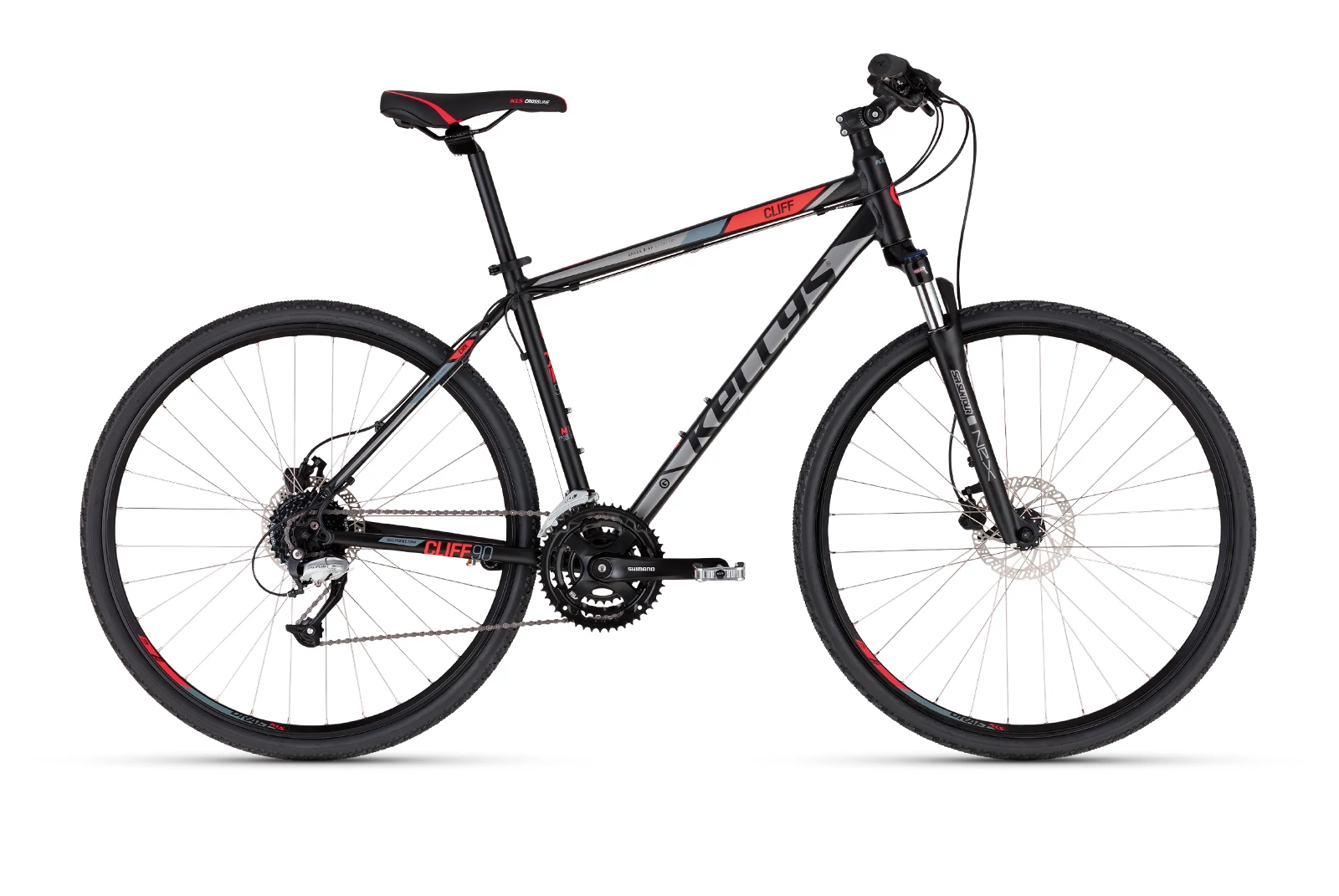 KELLYS CLIFF 90 BLACK RED S CROSS KERÉKPÁR