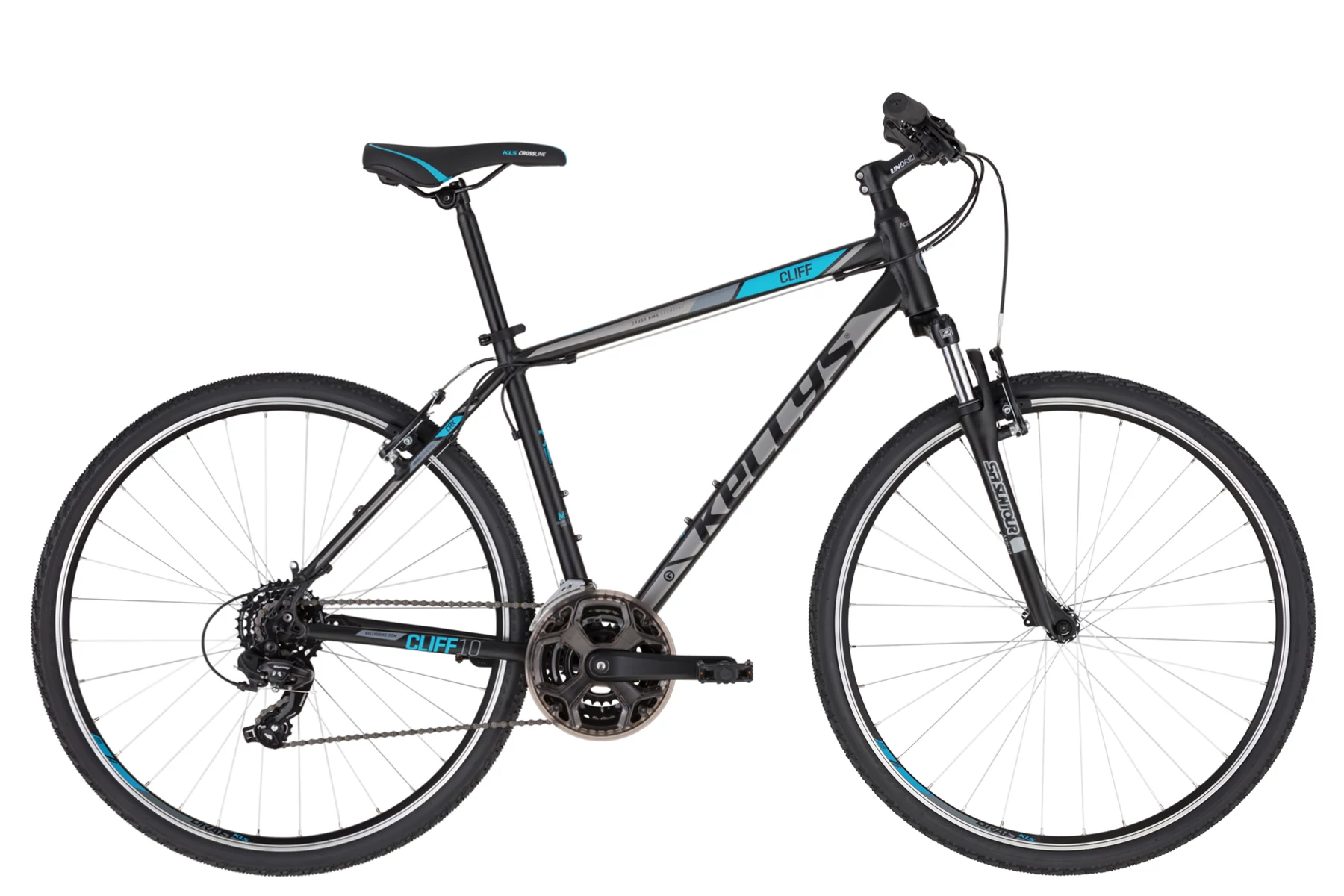 KELLYS CLIFF 10 BLACK BLUE M CROSS KERÉKPÁR