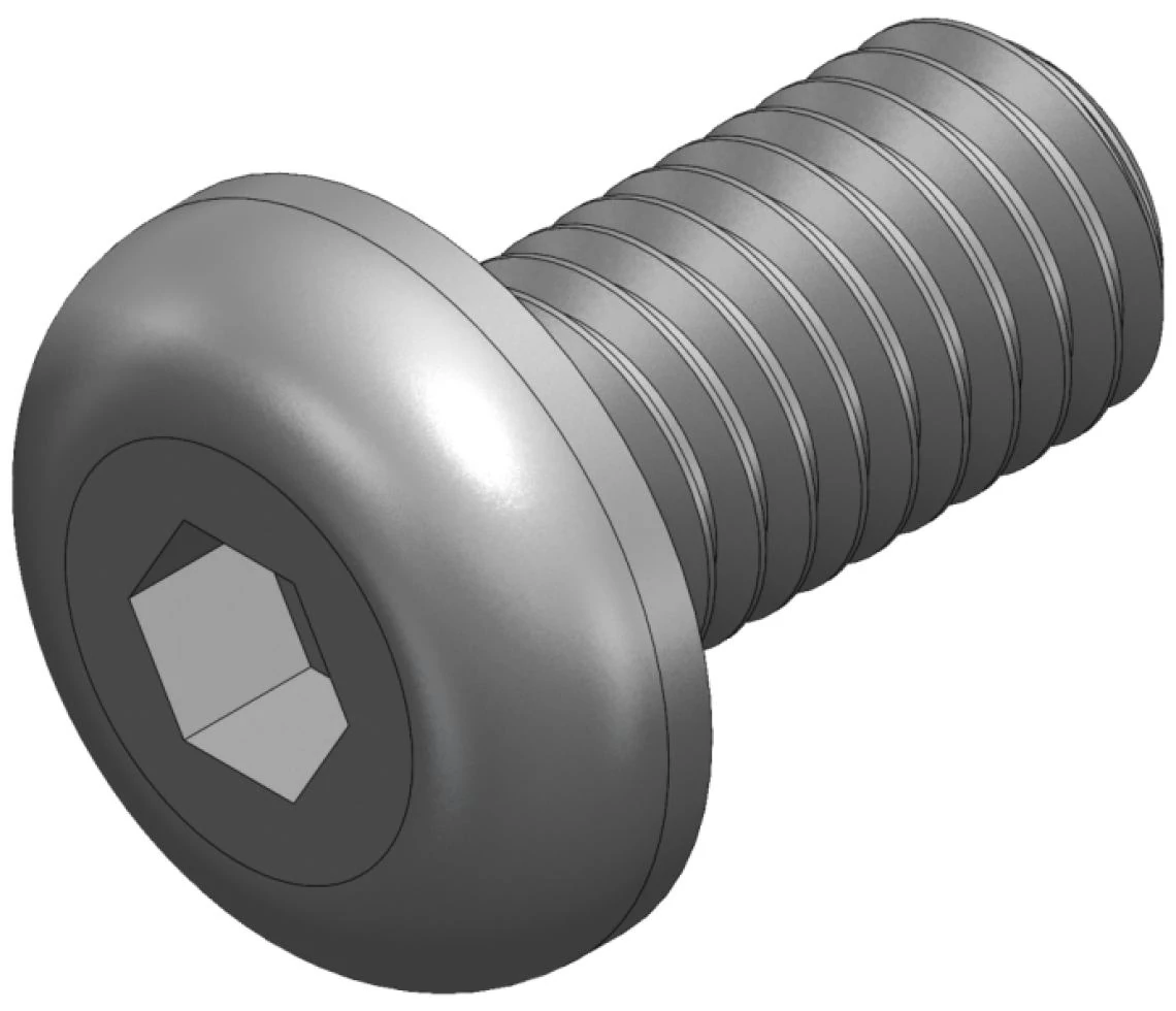 S_1575 - SCREW_ISO 7380_M5X10 BLACK THREAD LOCK ALKATRÉSZ