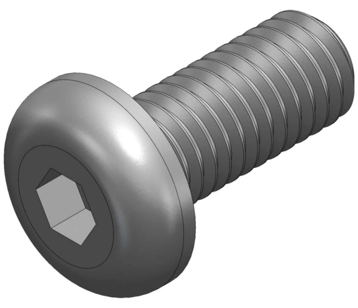 S_1189 - SCREW_ISO 7380_M5X12 BLACK ALKATRÉSZ