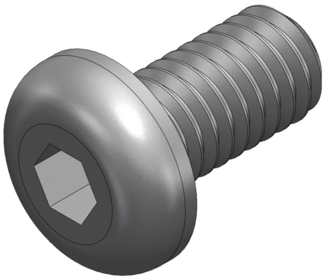 S_1182 - SCREW_ISO 7380_M4X8 BLACK ALKATRÉSZ