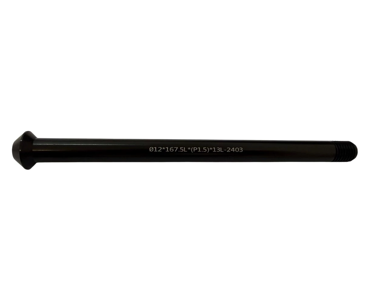 HÁTSÓ AGY TENGELY QR AXLE QR 177MM, CONICAL HEAD, ANODIZED BLACK ALKATRÉSZ