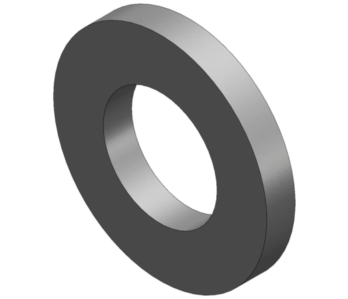 W_1245_R00 - WASHER_DIN 125A_M6 BLACK ALKATRÉSZ