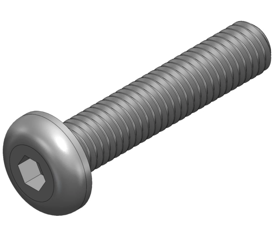 S_1193 - SCREW_ISO 7380_M5X25 BLACK ALKATRÉSZ