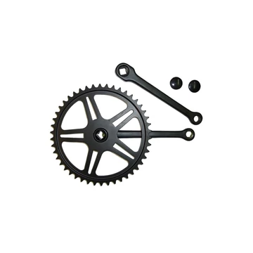 HAJTÓMŰ ACÉL SZÖGLETES 46T 3/32" 170MM KAR (TOURING) FEKETE (10DB/KARTON) HAJTÁS