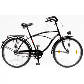 BLACKWOOD. CRUISER 26/18 FÉRFI GR 2019 FEKETE YS728 CRUISER KERÉKPÁR