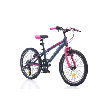 Kerékpár CORELLI REGINA 20" MTB GRAFIT RÓZSASZÍN 032995