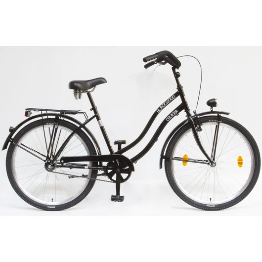 BLACKWOOD. CRUISER 26/18 NŐI GR 2019 FEKETE YS728 CRUISER KERÉKPÁR
