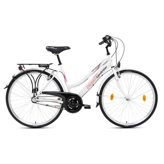 LANDRIDER 28/19 NŐI N3 21 FEHÉR YS701 TREKKING KERÉKPÁR