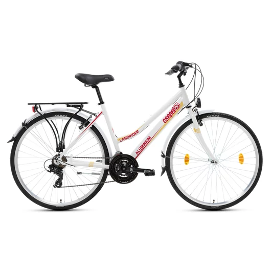 LANDRIDER ALU 28/19 NŐI 21SP 21 FEHÉR YS701 TREKKING KERÉKPÁR