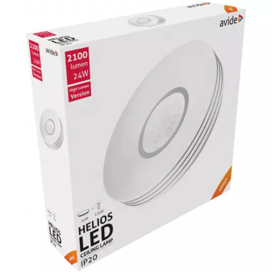 Avide LED Mennyezeti Lámpa Helios 24W 380*95mm NW