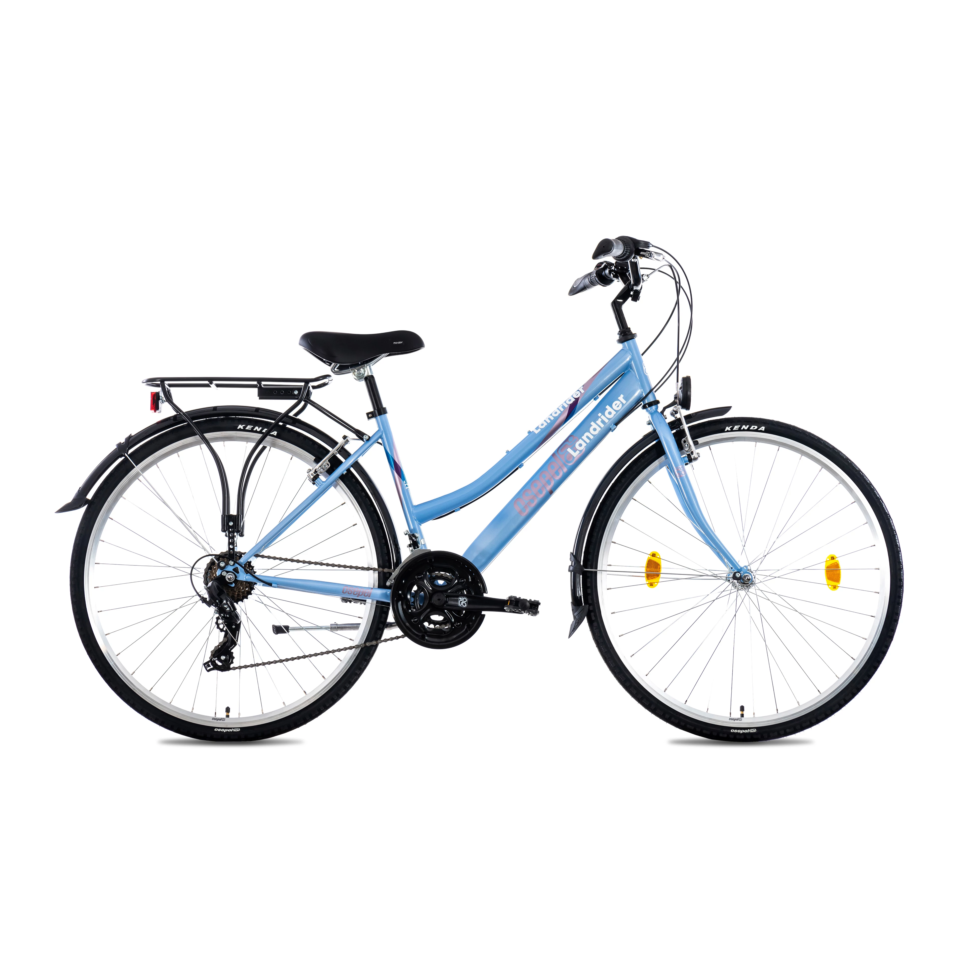 LANDRIDER 28/17 NŐI 21SP 21 VILÁGOSKÉK YS8977 TREKKING KERÉKPÁR