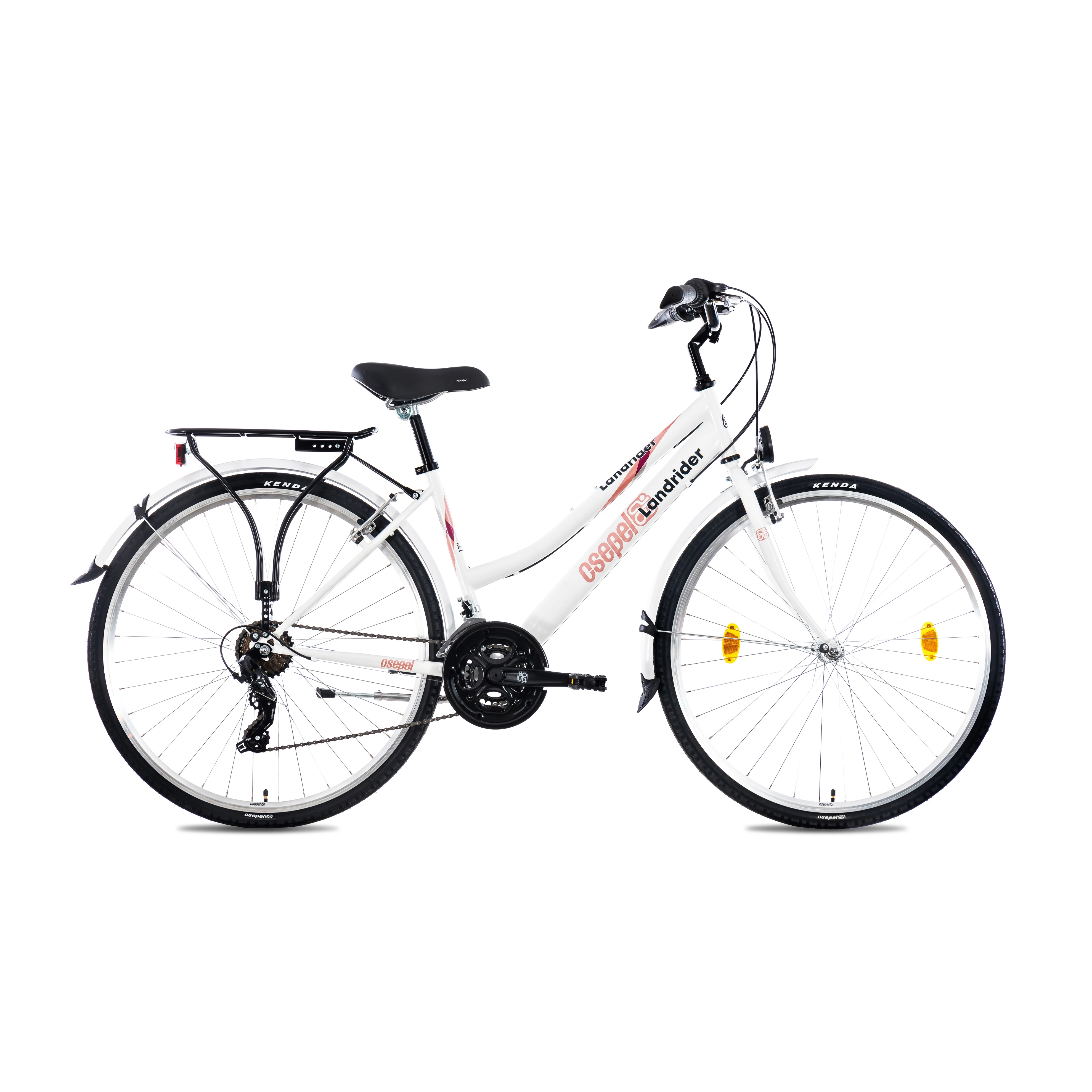 LANDRIDER 28/19 NŐI 21SP 21 FEHÉR YS701 TREKKING KERÉKPÁR