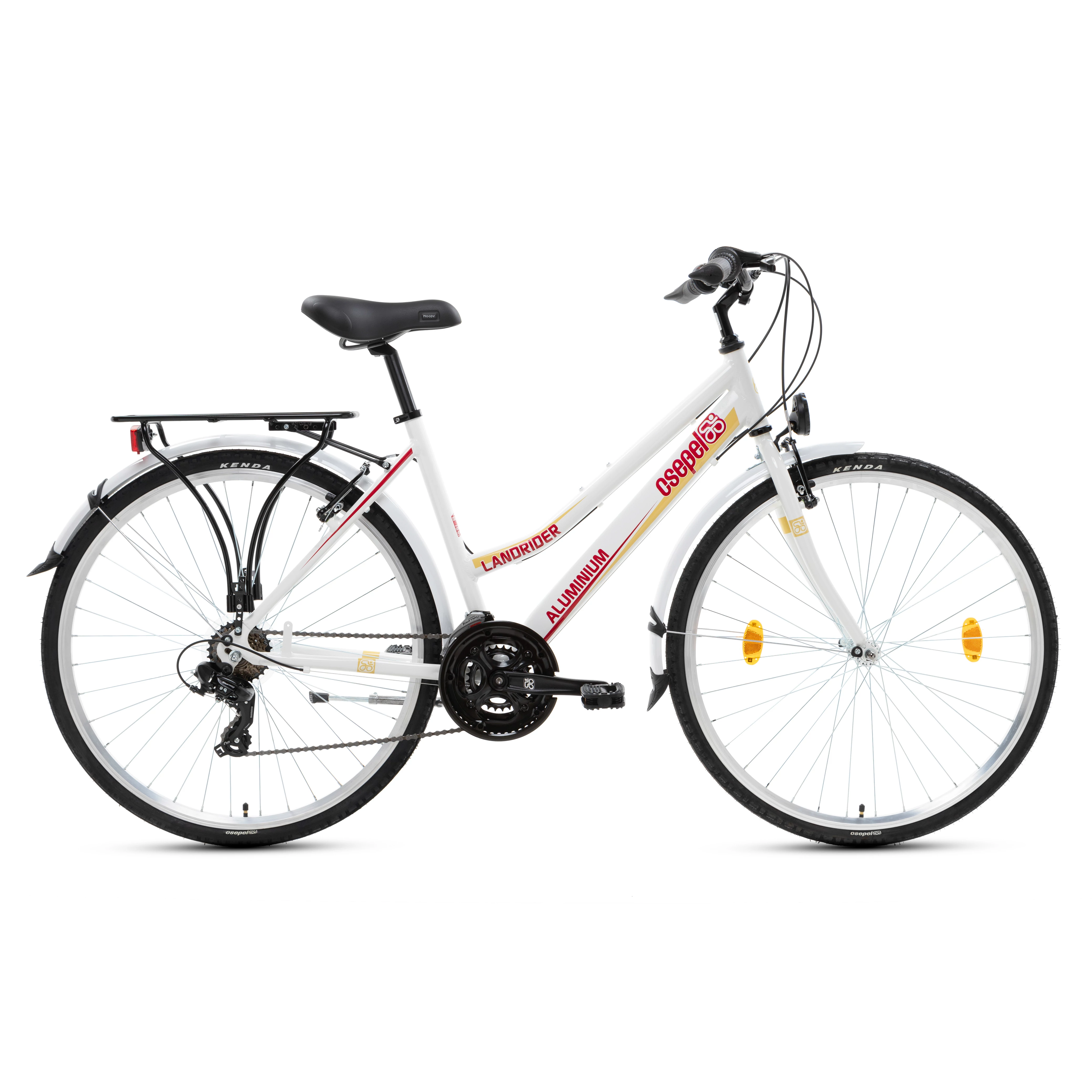 LANDRIDER ALU 28/19 NŐI 21SP 21 FEHÉR YS701 TREKKING KERÉKPÁR