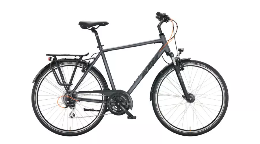 Trekking kerékpár KTM LIFE JOY férfi HE 51 Steelgrey