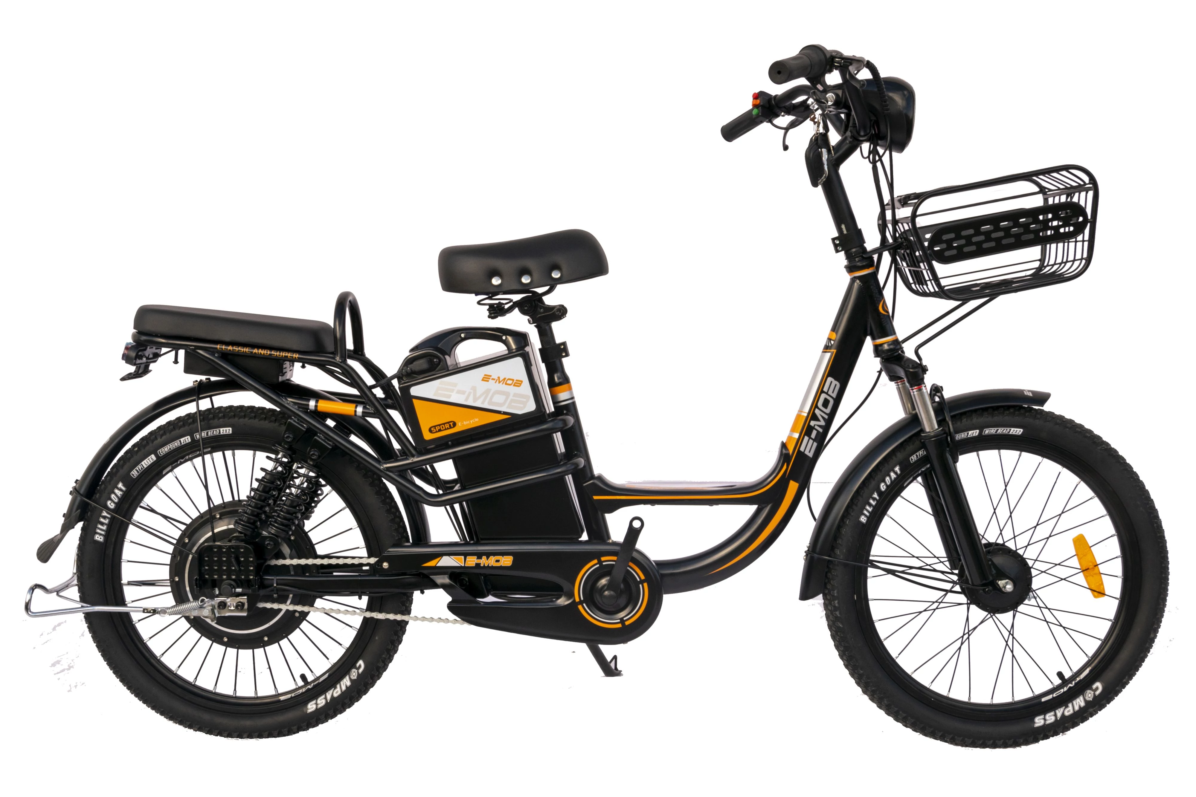 Elektromos kerékpár E-MOB23 Polymobil Fekete