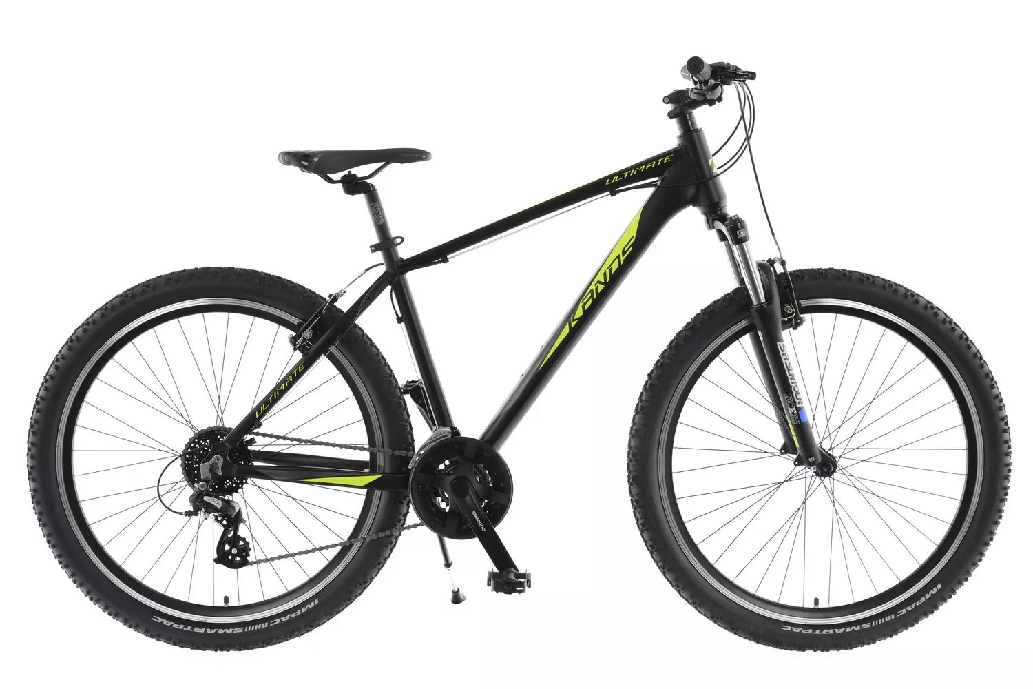 MTB kerékpár KANDS 27,5 ULTIMATE M16  3X8 Fekete-sárga színű