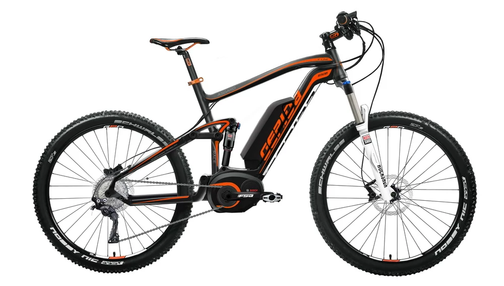 E-bike Gepida ASGARD 1000 FS PRO 650B Performance Elektromos matt fekete