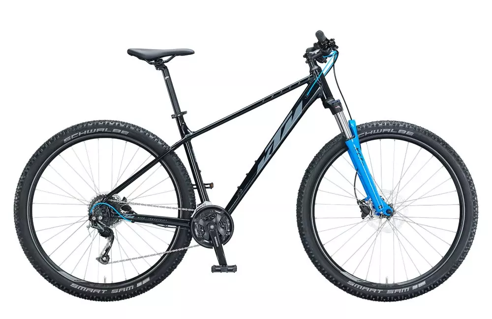 Kerékpár KTM CHICAGO DISC M/43 MET BLACK GREY+BLUE 021155133